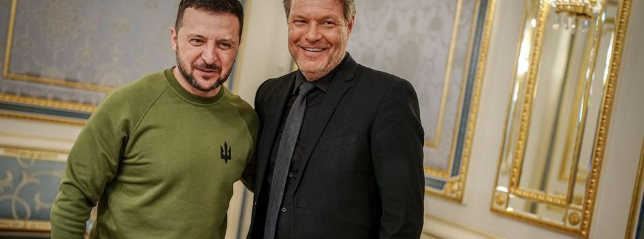 Habeck besucht die Ukraine: «Kampf um Freiheit»