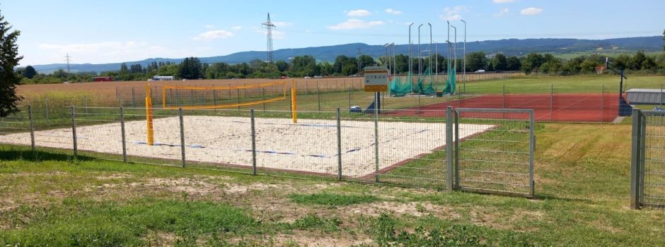 Neues Beachvolleyballfeld in Heidesheim eröffnet