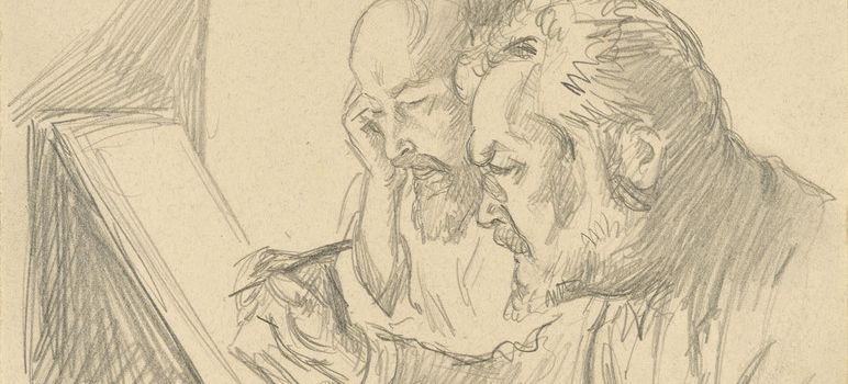 Als sich Slevogt, Pankok, Orlik und Grünberg in der „Hexenküche“ trafen