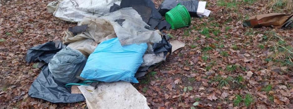 Erneut illegale Müllentsorgung im Gemeindegebiet