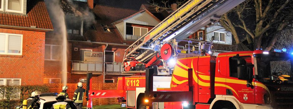 Wohnungsbrand: Großeinsatz in Soltau