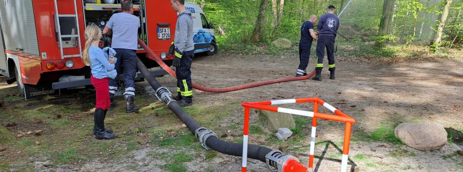 Neuer Löschwasserentnahmebrunnen