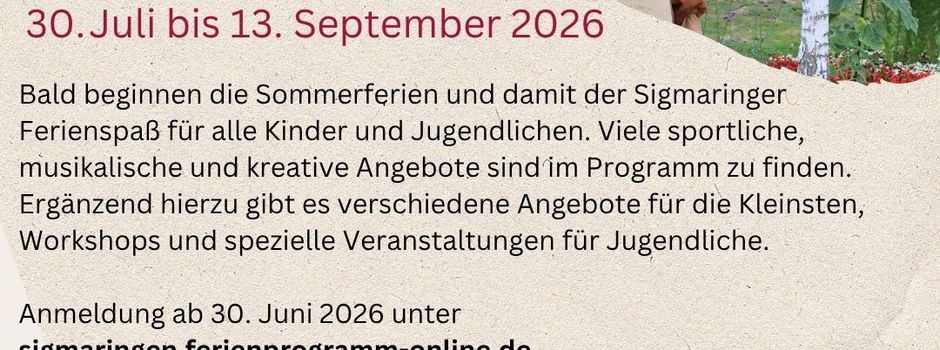 Sigmaringer Ferienspaß
