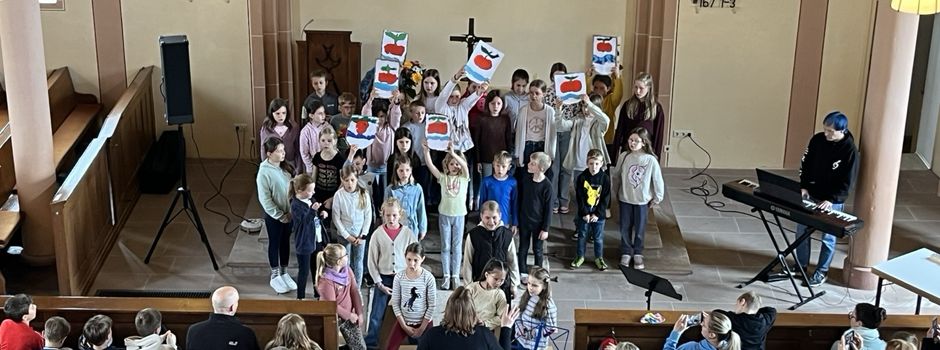 Chorauftritt in der Evangelischen Kirche