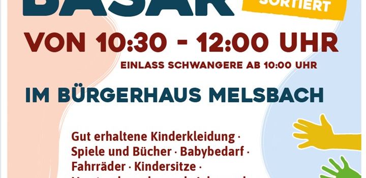 Kleiderbasar am 20.09.2025