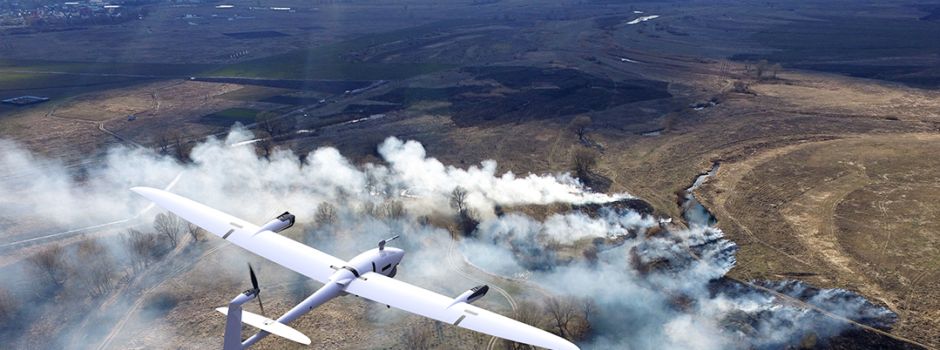 Drohnenflüge zur Waldbrandüberwachung über Rotenburg