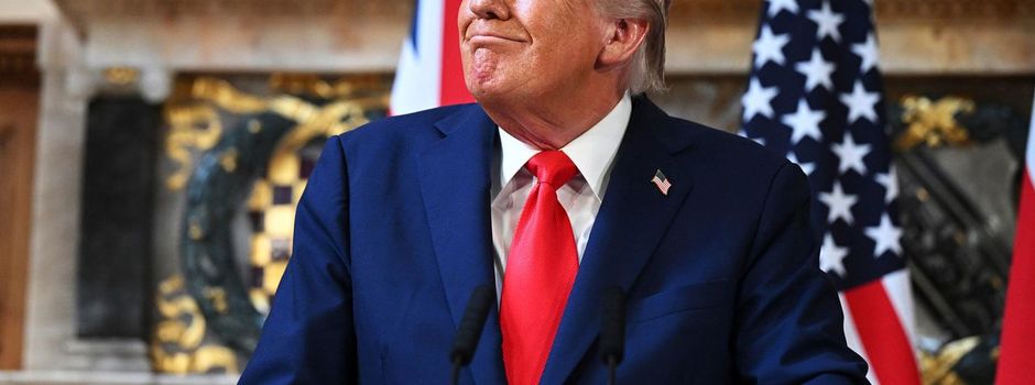 Worte ohne Taten? Trump ließ sich in Großbritannien feiern