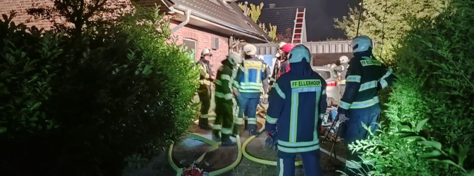 Brand/Rauchentwicklung EFH Dachstuhl