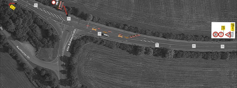 Nachtrag zur Sperrung B71 Bexhövede - Stinstedt 