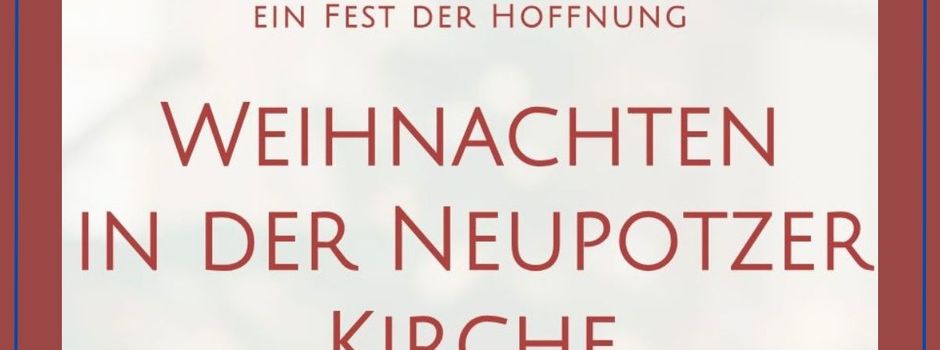 Weihnachten in der Neupotzer Kirche