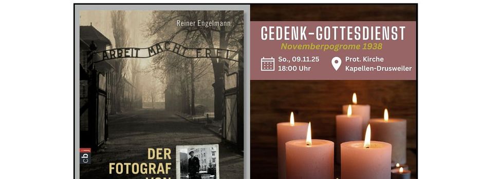 7. und 9.11.: Gedenkveranstaltungen zu (ausgelöschtem) jüdischem Leben