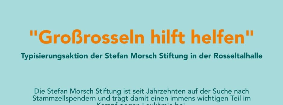 Lebensretter gesucht: Aktionstag am 23.07.23 in Großrosseln