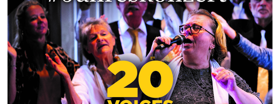 Jahreskonzert 20 VOICES GOSPEL