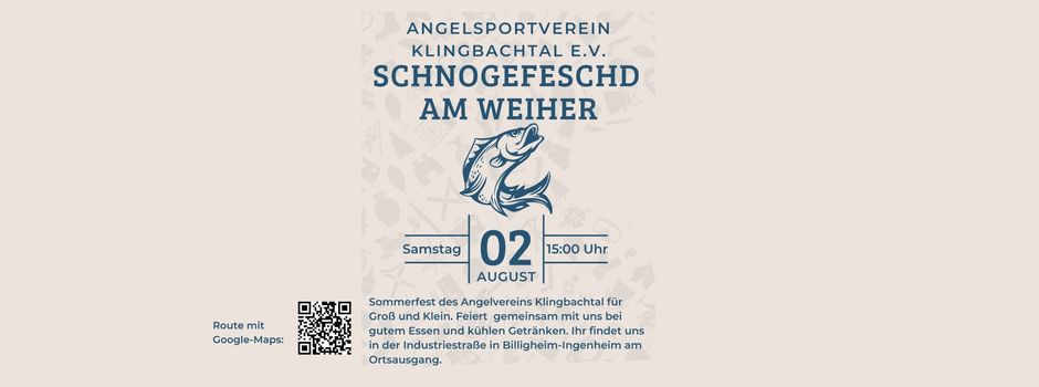 Schnogefeschd am Weiher