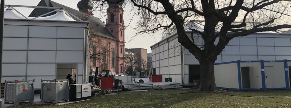 Darum stehen Zelte auf dem Ernst-Ludwig-Platz
