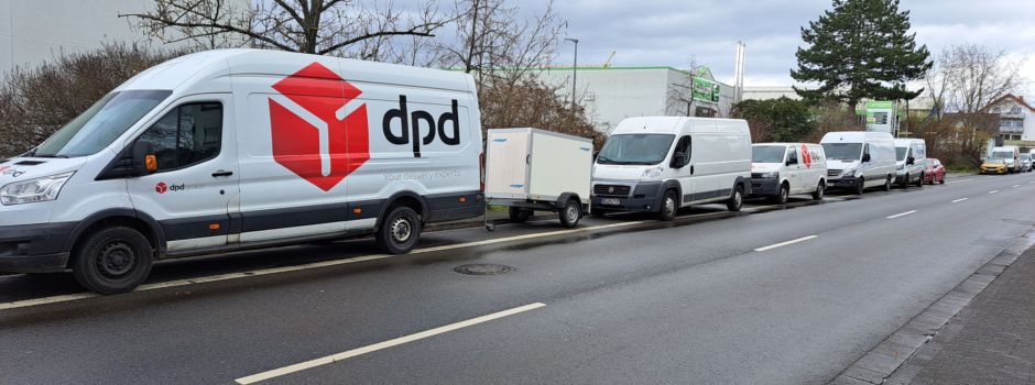 Blockierte Parkplätze: Ärger über Fahrzeuge von Paketzustellern in Mainz