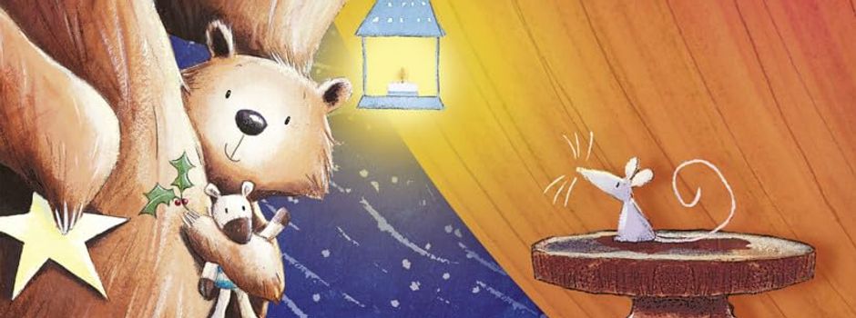 „Familie Bär wartet auf den Weihnachtsmann“