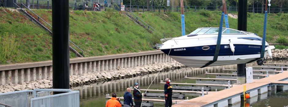 Hafenmodernisierung in Zündorf nach fünf Monaten abgeschlossen (mit Video)