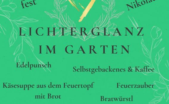 Lichterglanz im Garten am 22.11.2025