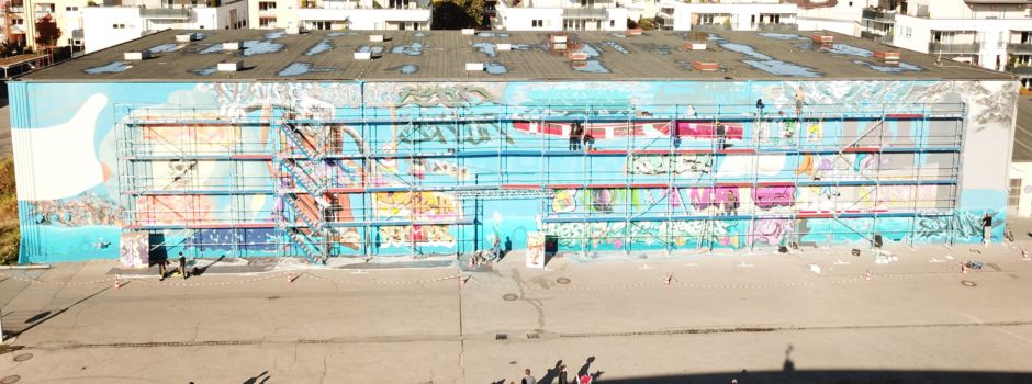Das ist Schwabens größte Graffiti-Wand