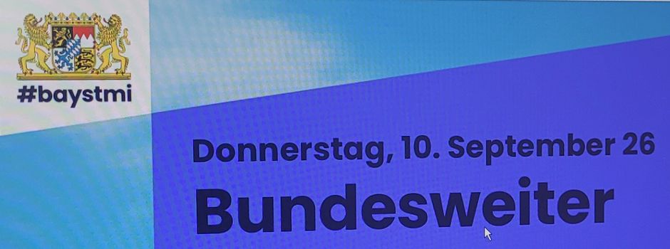 Katastrophenschutz - Warnung der Bevölkerung - Bundesweiter Warntag  10.09.2026