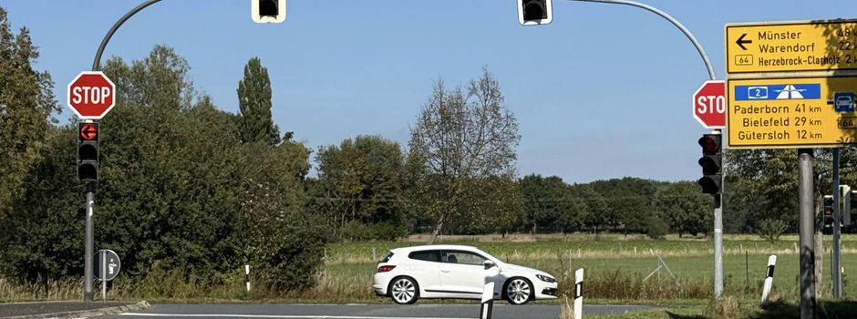 Ampelarbeiten an der B64: Verkehrseinschränkungen vom 24. bis 26. September