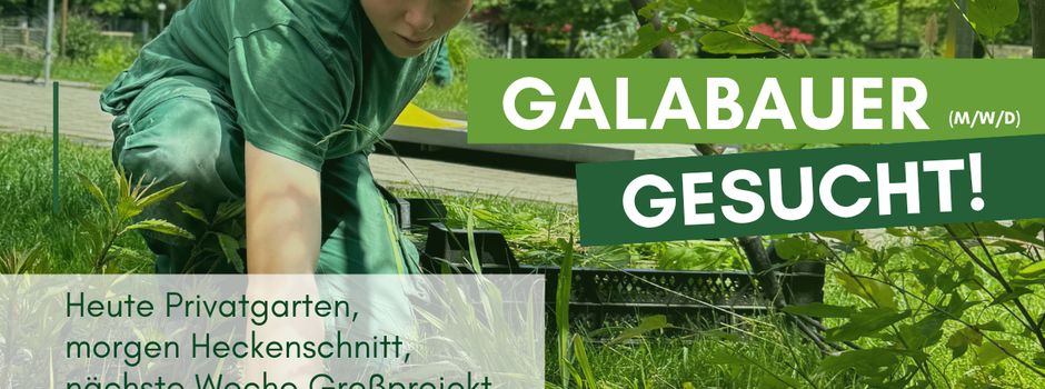 Zumbusch Garten- und Landschaftsbau sucht ab sofort einen Garten- und Landschaftsbauer (m/w/d) in Vollzeit