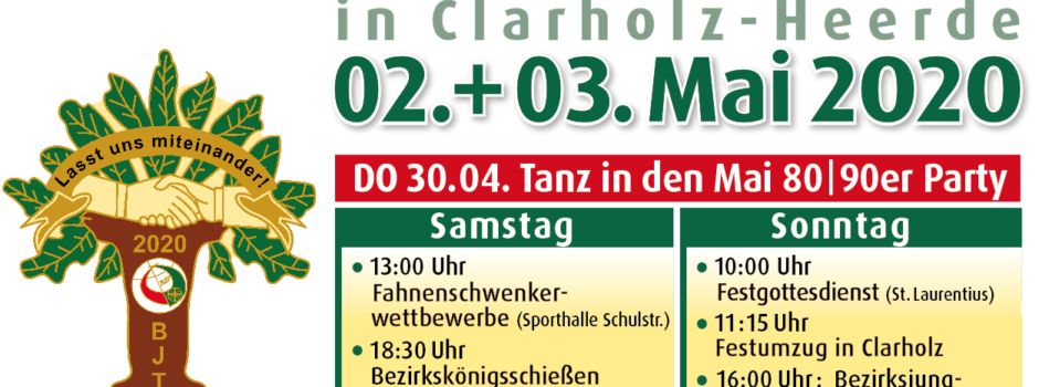 Bezirksschützenfest in Clarholz-Heerde verbindet Generationen