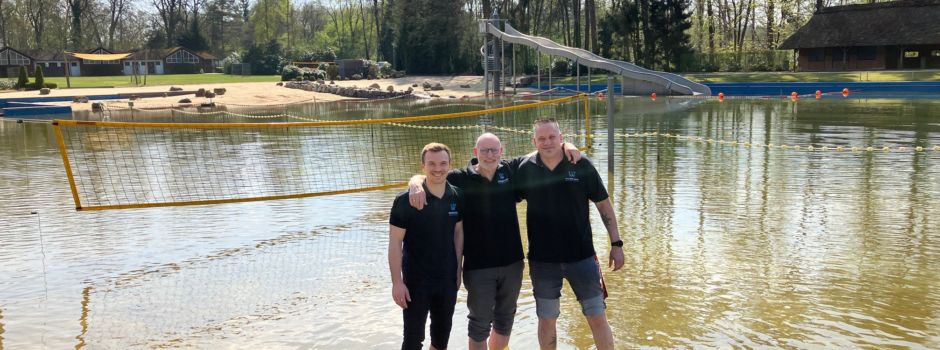 Sprung ins kühle Nass