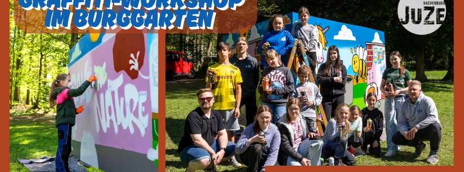 Graffiti-Workshop im Burggarten