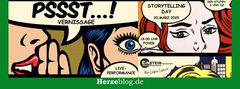 Einstein-Gymnasium lädt zur Kunst-Vernissage "Storytelling" ein
