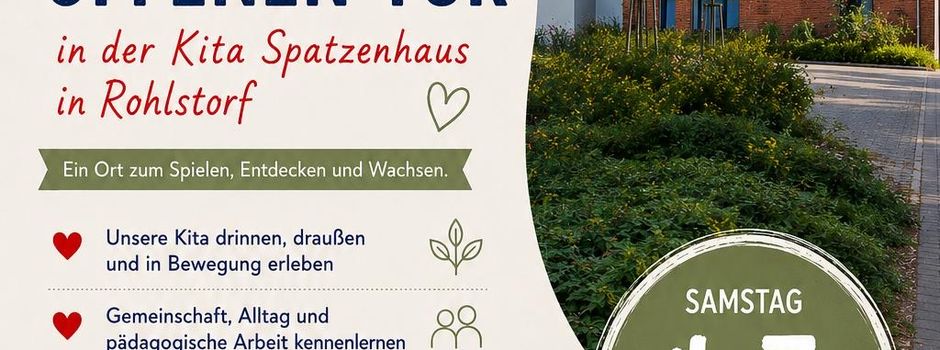 Tag der offenen Tür/ Sommerfest der Kita „Spatzenhaus“! 🌳