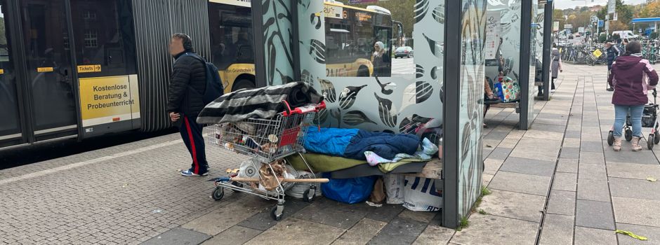 Wird der Wiesbadener Bahnhofsplatz zur Obdachlosen-Unterkunft?
