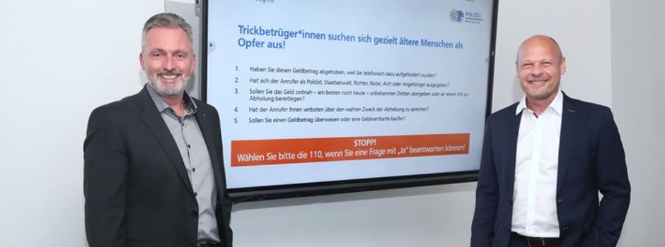 Polizei und VR-Bank Rhein-Sieg gemeinsam gegen Telefonbetrug