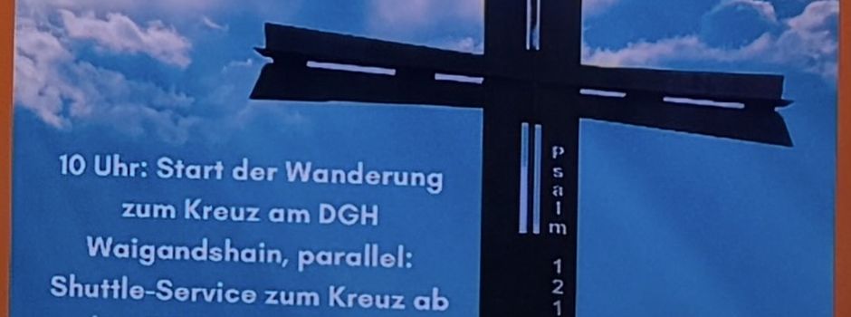Gottesdienst am Gipfelkreuz