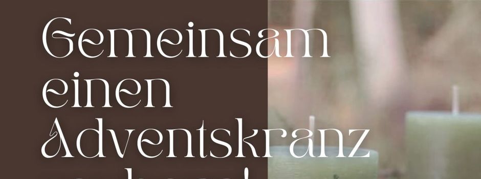 Weihnachtskranz basteln mit Kristina Camin