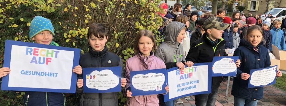 Stadt Nierstein weiht einen „Platz der Kinderrechte“ ein