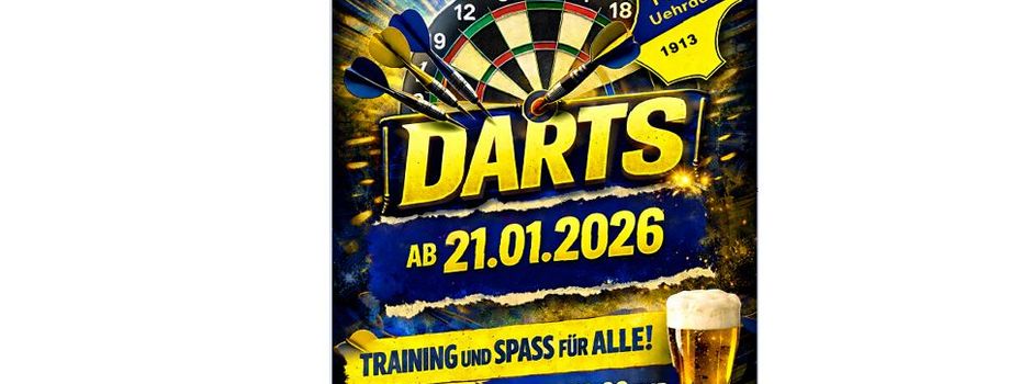 Uehrde wie immer zielsicher – Dart jetzt auch beim TSV 