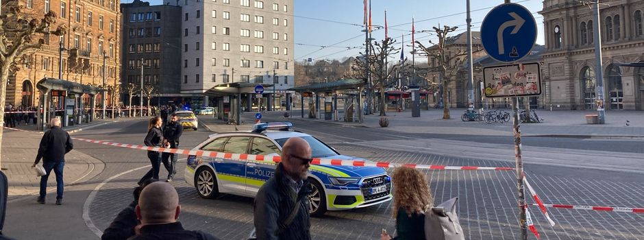 Mainzer Hauptbahnhof komplett abgesperrt