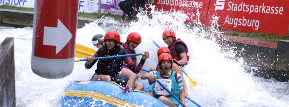 Augsburger Rafting Challenge im Augsburger Eiskanal