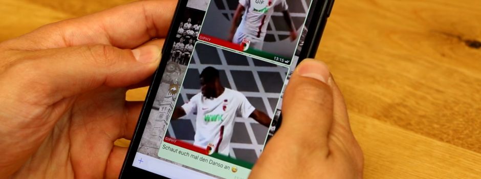 Sag's mit Bildern: Die FCA-Stars als Handy-GIFs