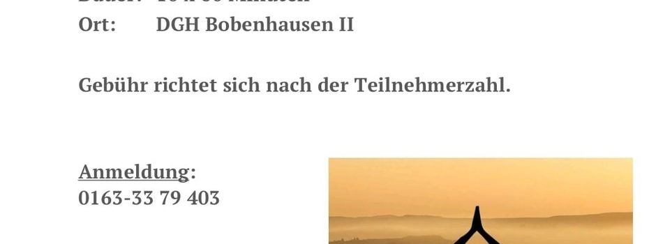 Yoga in Bobenhausen