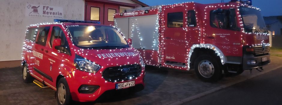 Feuerwehr auf festlicher Mission