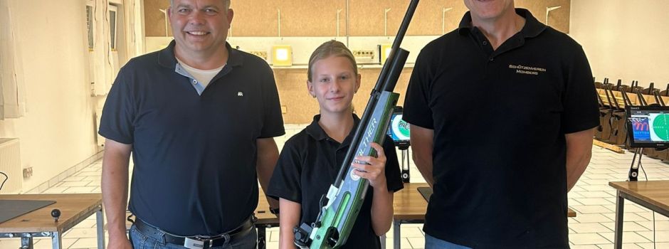 Alina Sack schießt bei den Deutschen Meisterschaften