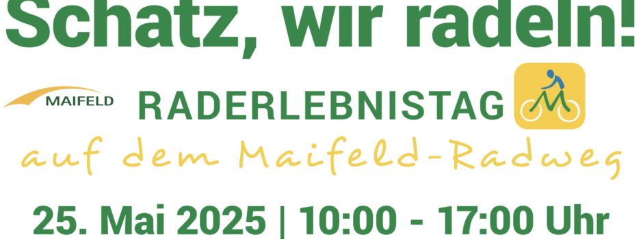 Neueröffnung des Maifelder Radweges Treffpunkt: „Alter Bahnhof Ochtendung