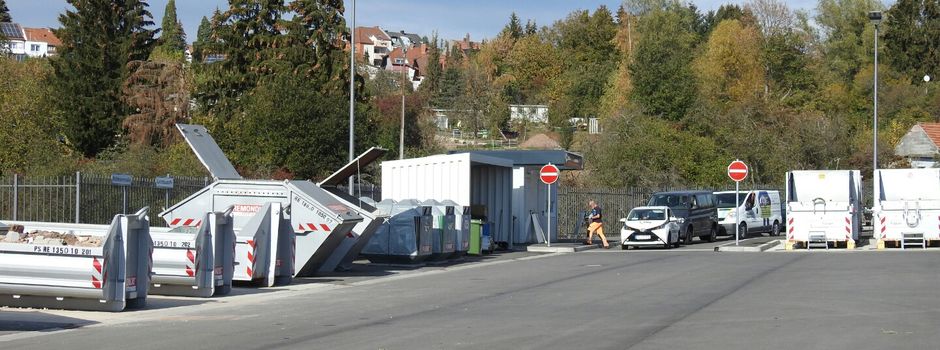 Öffnungszeiten am Wertstoffhof Ohmbach wegen Hitze vorgezogen