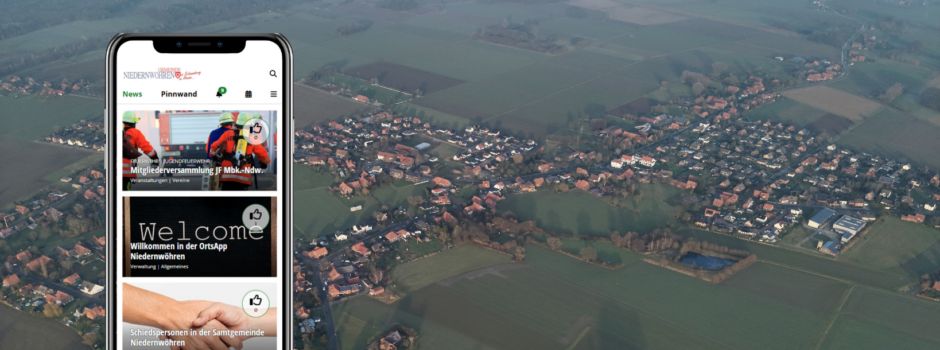 Start frei für unsere Niedernwöhren-App!