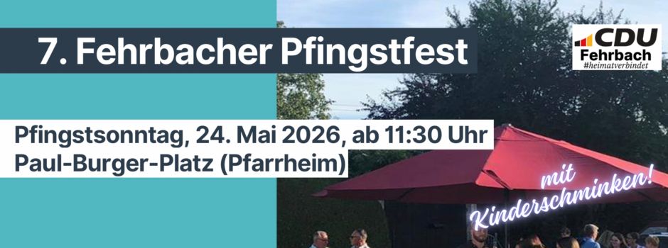 7. Fehrbacher Pfingstfest