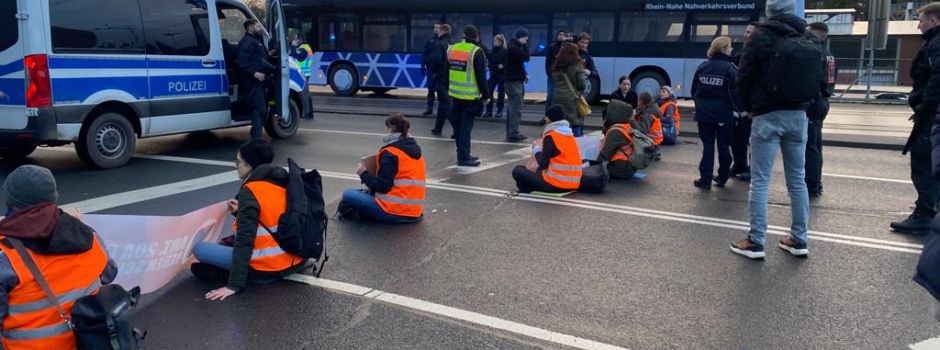 Erneut Klima-Kleber in Mainz: So läuft die Aktion vor Ort