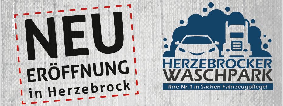 Werbung: Neueröffnung Herzebrocker Waschpark
